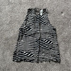 Cotton zebra halter
